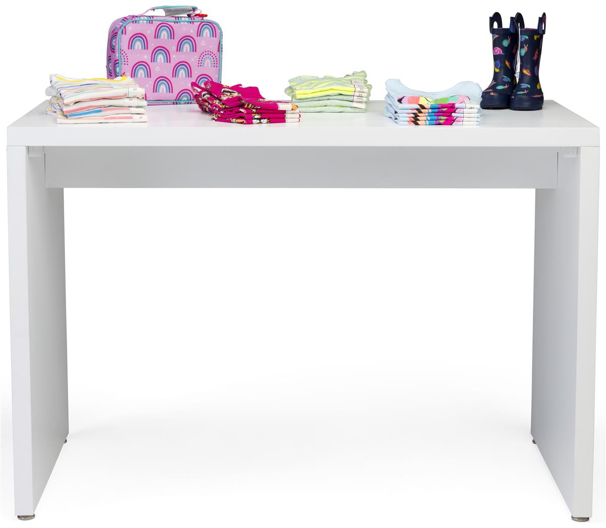 Nesting Retail Display Console | White Finish