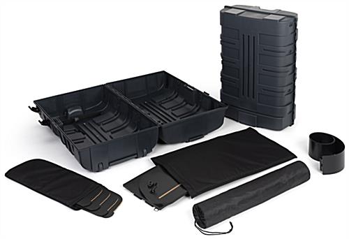 Shipping case counter kit with included accessories