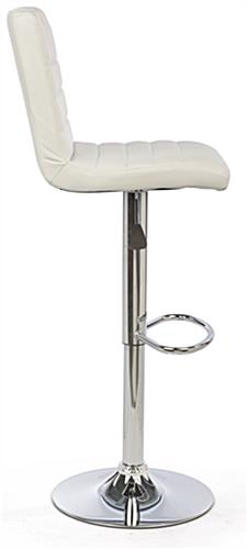 Adjustable Height Bar Stool with Modern Profile