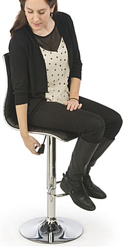 Adjustable Height Bar Chair with Foot Rest