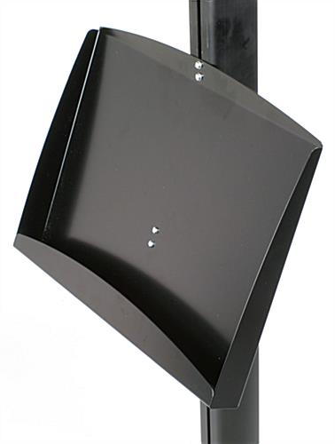 steel literature tray
