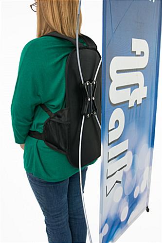Backpack Banners for Portable Advertising Available with Custom Graphics