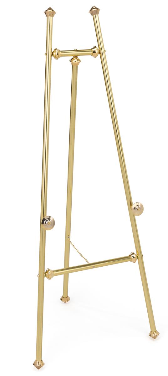 Decorative brass picture easel 