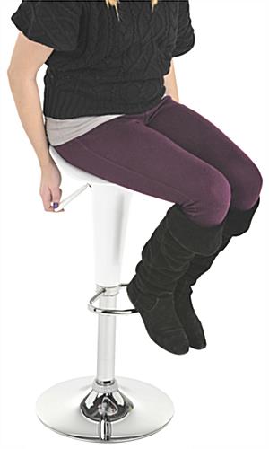 Modern Bar Stool with Ergonomically Designed Seat