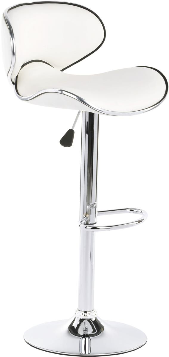 Bar Stool Is Height Adjustable, Adjustable White Leather Bar Stools With Backs