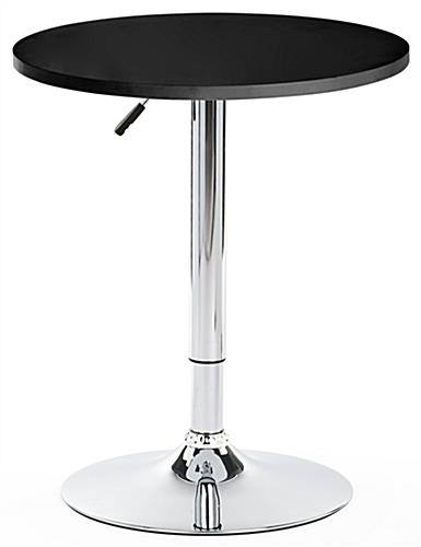 Hydraulic Bar Table with Chrome Base