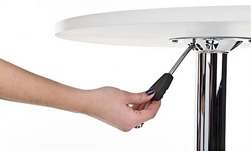 Silver Bar Table