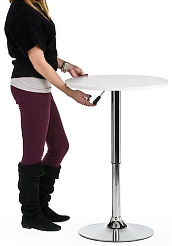 Silver Bar Table