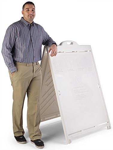 36 x 48 Sandwich Board with Wheels