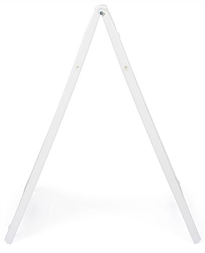 Outdoor signs in white color
