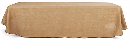 Burlap table cloth made of 100% jute