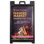 27 inch wide snap open a-frame sidewalk sign with easy grip handle 