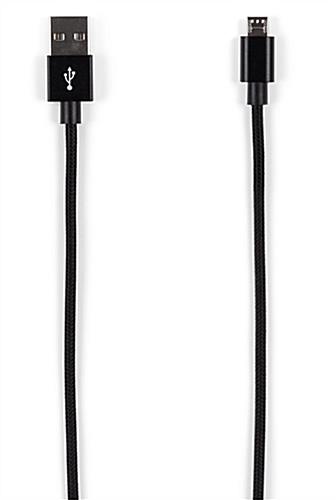 Black Micro USB cords for simultaneous use