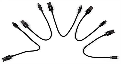 Group of 5 Micro USB cords