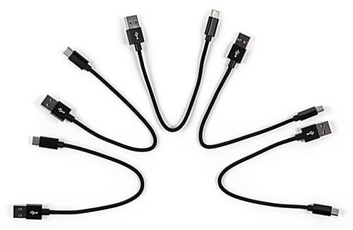 Set of 5 USB Type-C charging cable