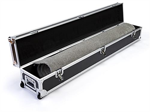 6ft Booth accessory travel case holds odd-shaped items