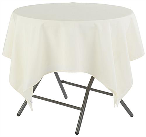 Folding Café Table with White Top