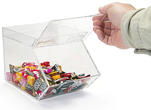 Shown Using Candy Container