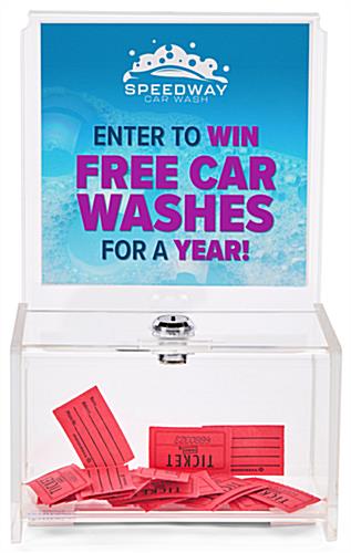 Money Donation Box with Small Design 