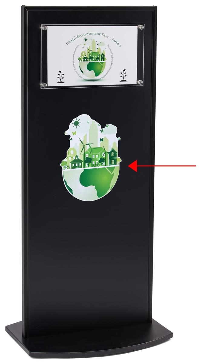 16" x 20" Custom Contour Cut Graphic