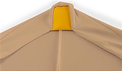 Bar height spandex table cover with an elastic hemmed stitch 