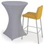 Stretch fabric contours bar height spandex table cover