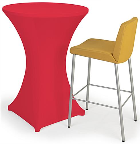 31 inch x 42 inch bar height spandex table cover