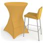Round stretch table cover for 43 inch tall round tables