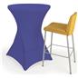 Round stretch table cover compatible with 31 inch wide and 43 inch tall tables