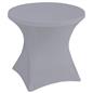 Stretch polyester tablecloths with sleek fitted design