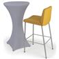 Gray cocktail table spandex cover with easy machine washable cleaning