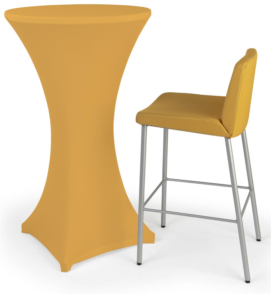 Stretch Highboy Covers 27” Round Spandex Cocktail Tablecloths