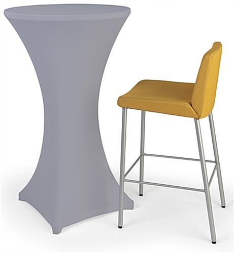 Gray stretch highboy cover with easy cleaning in the washing machine