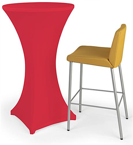 Red stretch highboy cover with easy cleaning in the washing machine