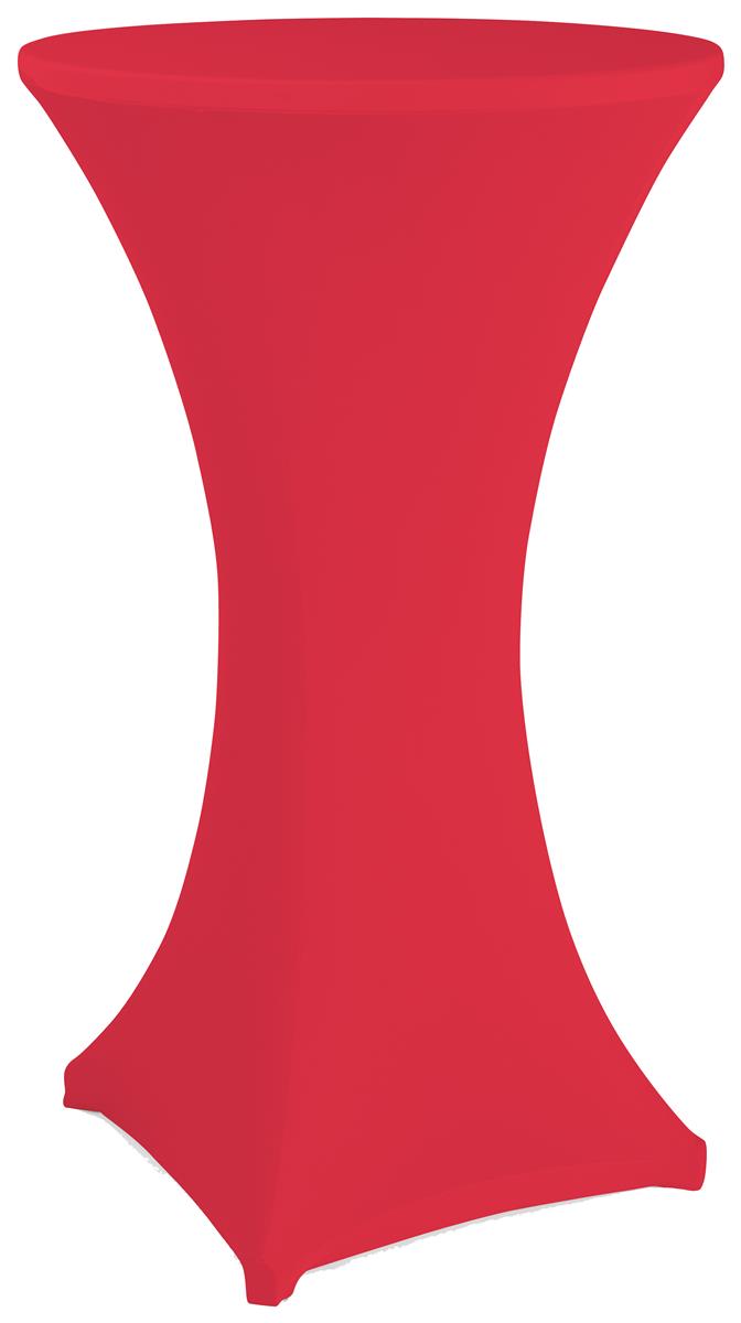 Red stretch highboy cover with reinforced foot pockets
