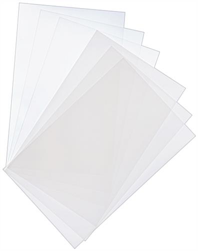 Printable Film Sheets for 11” x 17” Sign Frames