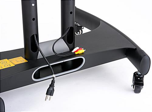 Conference TV Cart with Cable Management