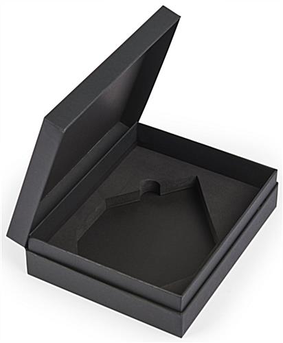 Diamond cut business trophy with black custom fit gift box