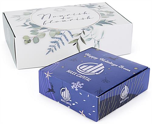 Custom-printed cardstock boxes make an excellent corporate gift 