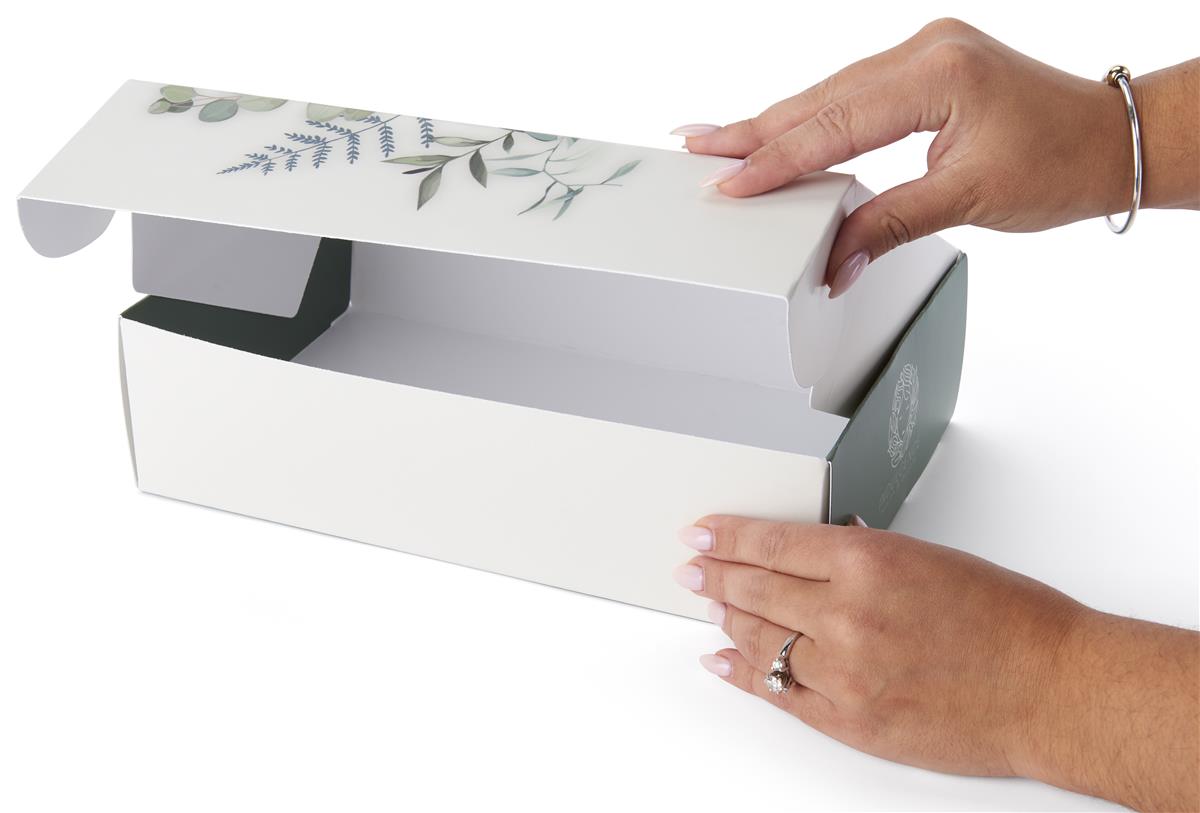 CustomPrinted Cardstock Boxes Recyclable FoldOver Design