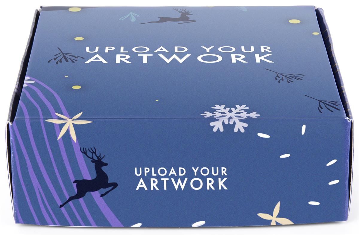 Custom printed cardstock boxes recyclable fold over design