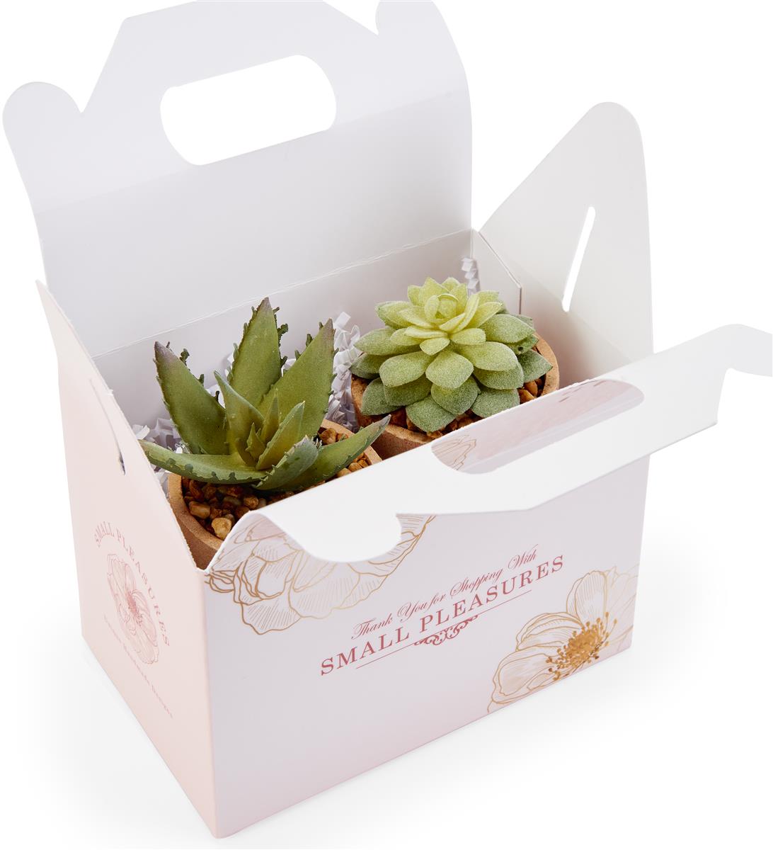 Custom Gable Gift Boxes Shipped Flat in Bulk Amounts