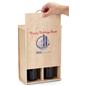 Custom printed wooden wine gift box is easy to open