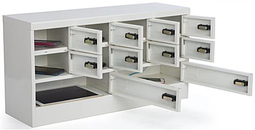 Mobile Device Locker with 10 Compartments