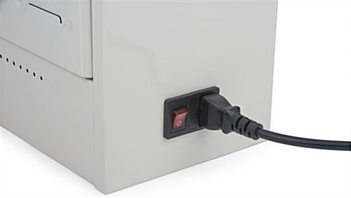 Mobile Device Locker with Power Switch