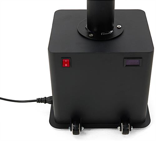 Mobile charging station with wheels