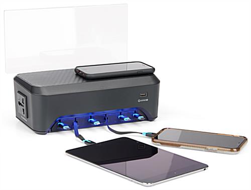 Charging station for countertop with universal outlet