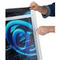 LED sandwich board with front loading graphics