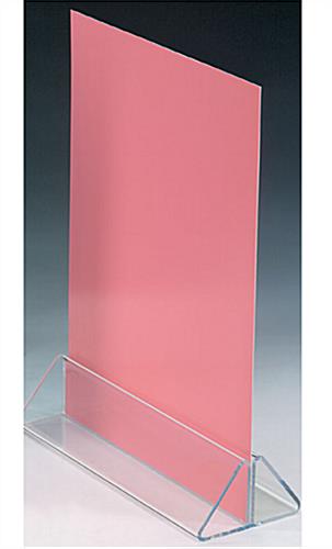 Acrylic Sign Holders - Acrylic Plastic Base