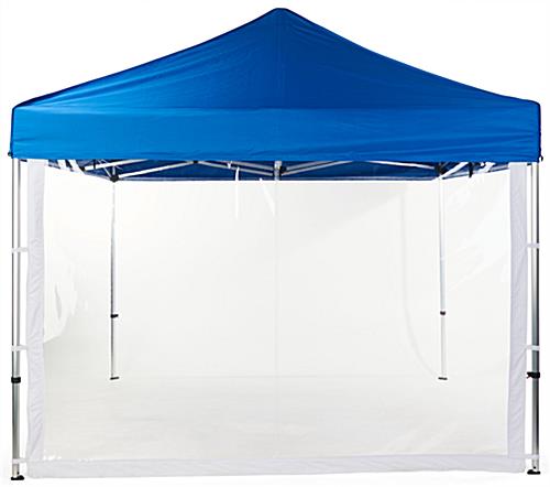 Clear pop up tent sidewall fits 10 x 10 canopy booth setup